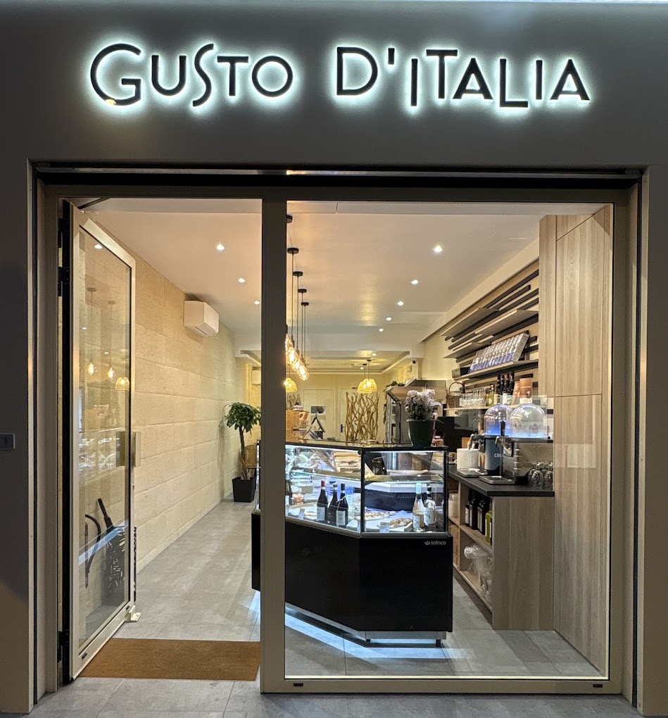 La devanture de Gusto d'Italia